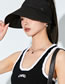 Fashion Black Cotton Large Brim Sun Protection Empty Sun Hat