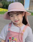 Fashion Pink Ice Silk Big Brim Shawl Sun Hat