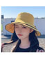 Fashion Black Polyester Bow Knot Sun Hat With Large Brim
