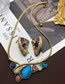 Fashion Ear Clip Alloy Diamond-studded Colorful Cat-eye Ear Clips