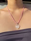 Fashion 5# Agate Heart Crystal Necklace