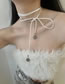 Fashion White Geometric Rope Coin Necklace