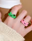 Fashion 37#ring-pink Frog Alloy Frog Ring