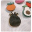 Fashion Strawberry Crushed Hair Posters [5 Pack] Cartoon Strawberry Pineapple Baby Velcro Hair Clip Set