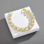 Fashion Gold Necklace 18inch (45cm) Alloy Diamond Square Mens Necklace