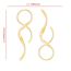 Fashion E12201 Alloy Geometric Spiral Earrings
