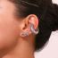 Fashion Steel Color-z Stainless Steel 26 Letter Stud Earrings