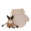 Fashion White With Pendant Cordelier Large-capacity Childrens Cross-body Bag