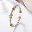 Fashion 1# Titanium Steel Twist Wire Open Bracelet