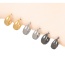 Fashion Color Copper Geometric Earring 6-piece Set