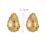Fashion Gold Copper Pearl Drop Earrings