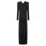 Fashion Black Sequin Round Neck Dress