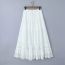 Fashion White Cotton Lace Skirt