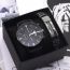 Fashion Silver Case White Face Watch Stainless Steel Round Dial Mens Watch
