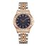 Fashion Blue Watch Stainless Steel Round Watch