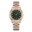 Fashion Brown Watch+bracelet+gift Box Stainless Steel Round Watch Bracelet Set