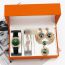 Fashion Black Watch + Bracelet + Wing Necklace + Earrings + Box Stainless Steel Diamond Round Watch Bracelet Necklace Earrings Ring Set