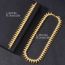 Fashion Gold Bar Cuban Chain Necklace 18inch (45cm) Geometric Diamond Chain Necklace For Men