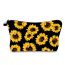 Fashion Color Polyester Sunflower Print Storage Bag