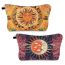 Fashion Color 4 Polyester Sunflower Geometric Mermaid Butterfly Pattern Hand Toiletry Storage Bag