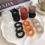 Fashion Transparent 9-pack Phone Cord Hair Tie Set