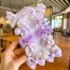 Fashion Purple 10-piece Set Fabric Flower Bow Hairpin Set