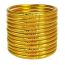 Fashion Brown Pvc Silicone Tube Gold Powder Round Bracelet