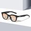 Fashion Transparent Gray Frame Pc Cat Eye Large Frame Sunglasses
