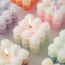 Fashion Flower Cube (breath Of The Deep Sea) Flower Rubiks Cube Scented Candle