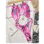 Fashion Color Polyester Printed Hollow One-piece Swimsuit