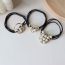 Fashion Type C2-love (minimum Number Of 3) Alloy Diamond And Pearl Love Hair Rope
