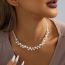 Fashion White Imitation Pearl Bead Necklace
