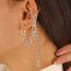 Fashion 8# Alloy Chain Geometric Earrings