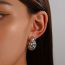Fashion Silver Copper Drop Earrings