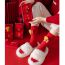 Fashion Lucky Bag Doll + Good Luck Cotton Embroidered Cotton Socks 2 Pairs Boxed