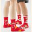 Fashion Male Cotton Printed Mid-calf Socks