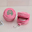 Fashion Large Storage Bag Plush Embroidered Round Coin Purse