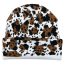 Fashion Cow Khaki Acrylic Jacquard Knitted Beanie