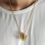 Fashion Necklace (antique Gold) Alloy Geometric Globe Necklace