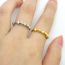 Fashion Gold (stainless Steel Material) Stainless Steel Rotating Geometric Open Ring