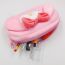 Fashion Rainbow Bear Pink 7800/pencil Case Plush Cartoon Pencil Case