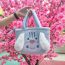Fashion Jade Gui Dog White (portable Square Bag) Plush Large Capacity Tote Bag