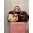 Fashion Pink Pu Cat Large Capacity Crossbody Bag