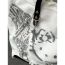 Fashion White (original Quality) Canvas Embroidered Shoulder Bag