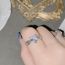 Fashion Grain Powder Copper Set Love Diamond Ring