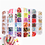 Fashion 18 Colorful Christmas Rivets Geometric Nail Art Accessories