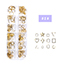 Fashion 05 Gold And Silver Special-shaped Rivets Special-shaped Rivet Nail Art Accessories