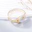 Fashion Gold Acrylic Geometric Bracelet