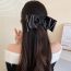 Fashion 16# Headband-black Fabric Bow Thin Edge Headband