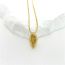Fashion Gold Gold Plated Copper Geometric Necklace With Zirconium